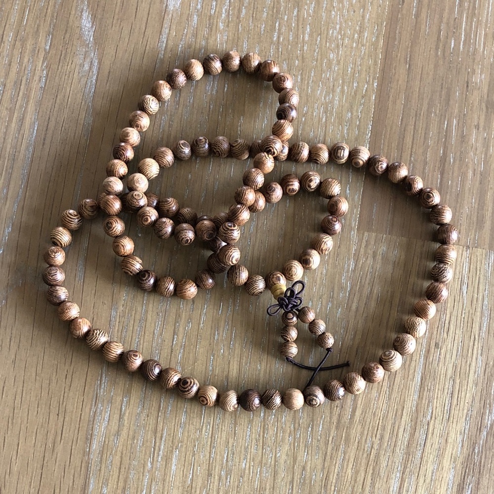 Elegant Wooden Beaded Mala